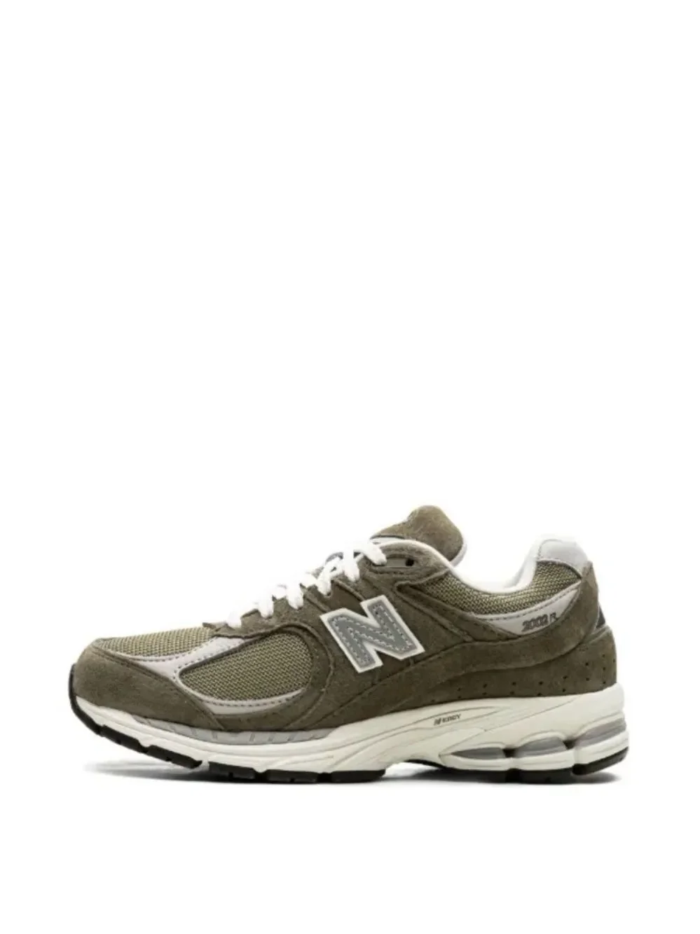 New Balance Olive Green Suede Mesh 2002R Sneaker 8 wmns 6.5 men